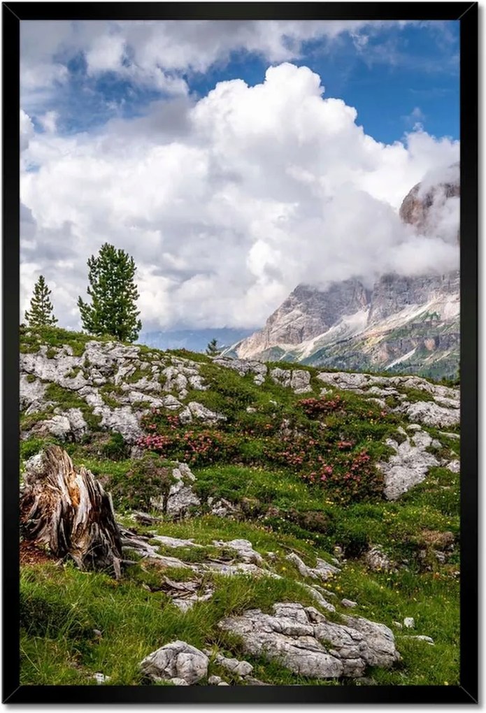 Poszterek keretben 40x60 Hegyi kilátás Tájkép