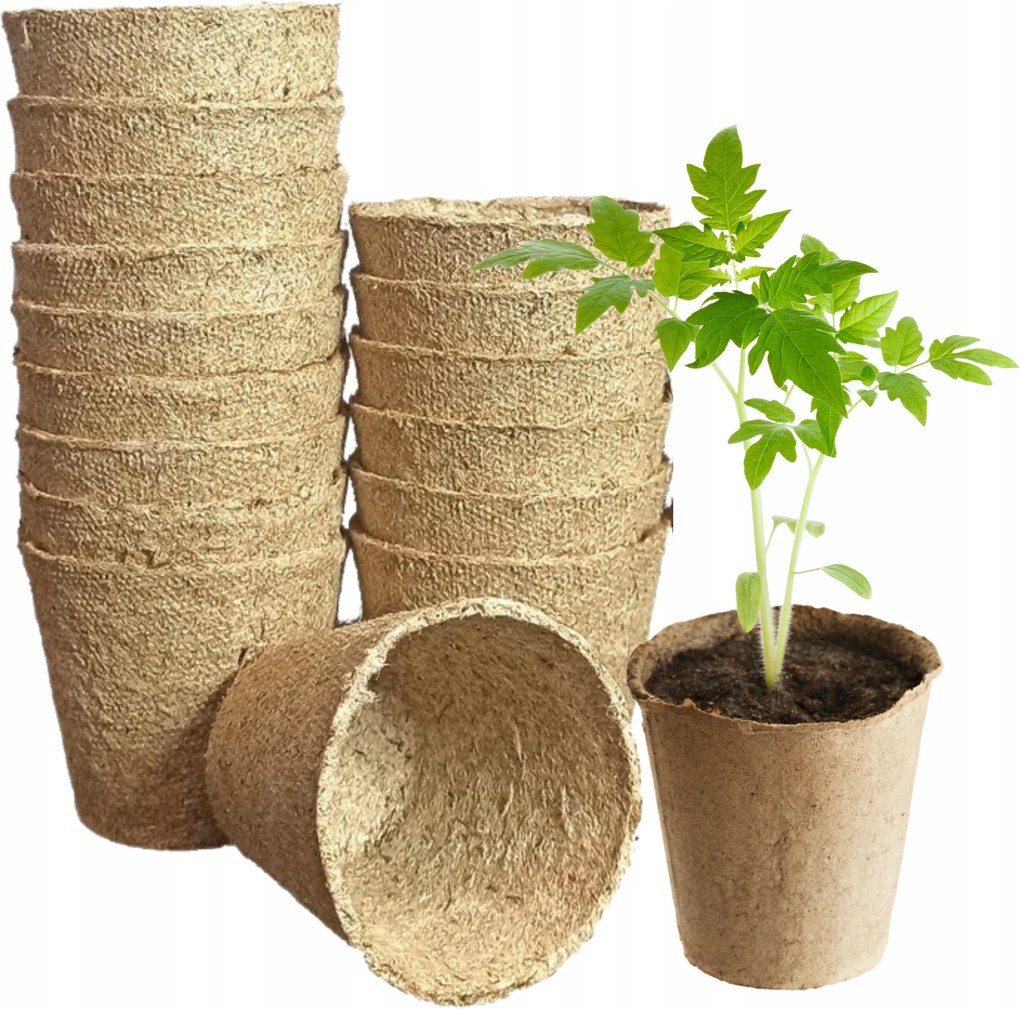 Tőzeg Kaspó Kör Alakú 6 cm Átmérővel 20 db