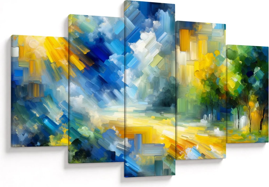 Kép - Absztrakt napos nap (150x105 cm)