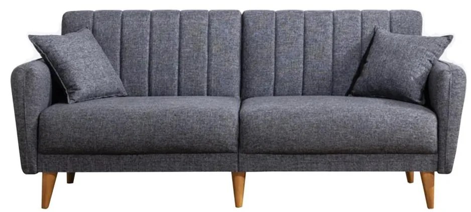 KITO sötétszürke kihúzható kétszemélyes kanapé