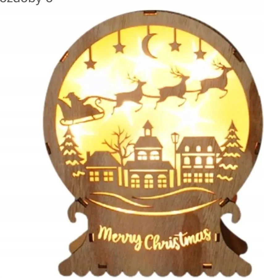 Karácsonyi fa dekoráció LED-es szekrényekkel