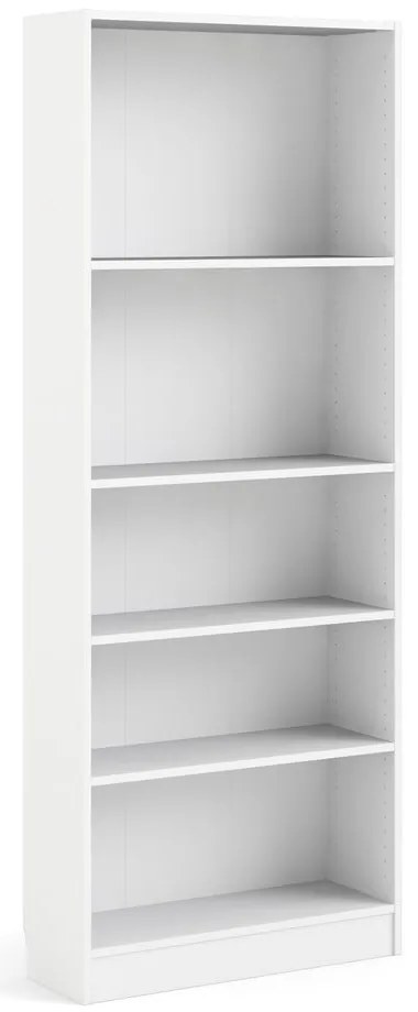 Basic fehér könyvespolc, 79 x 203 cm - Tvilum