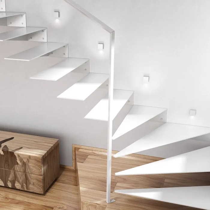 RENDL TICO I nástěnná hliník 230V LED 3W 3000K