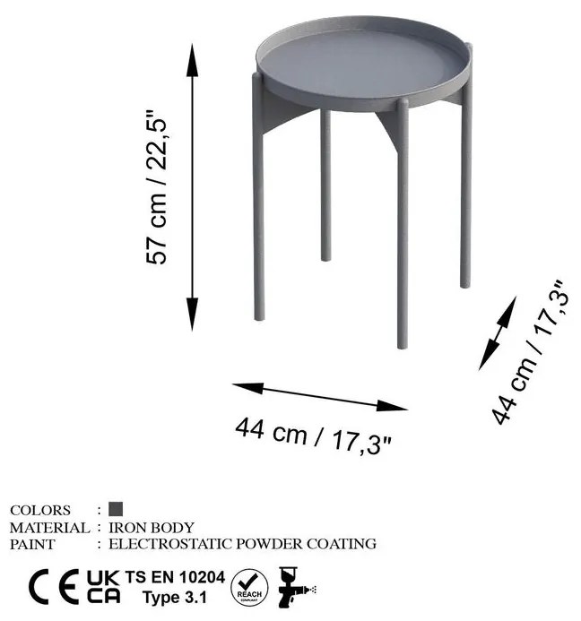 Dohányzóasztal Shb-002-D