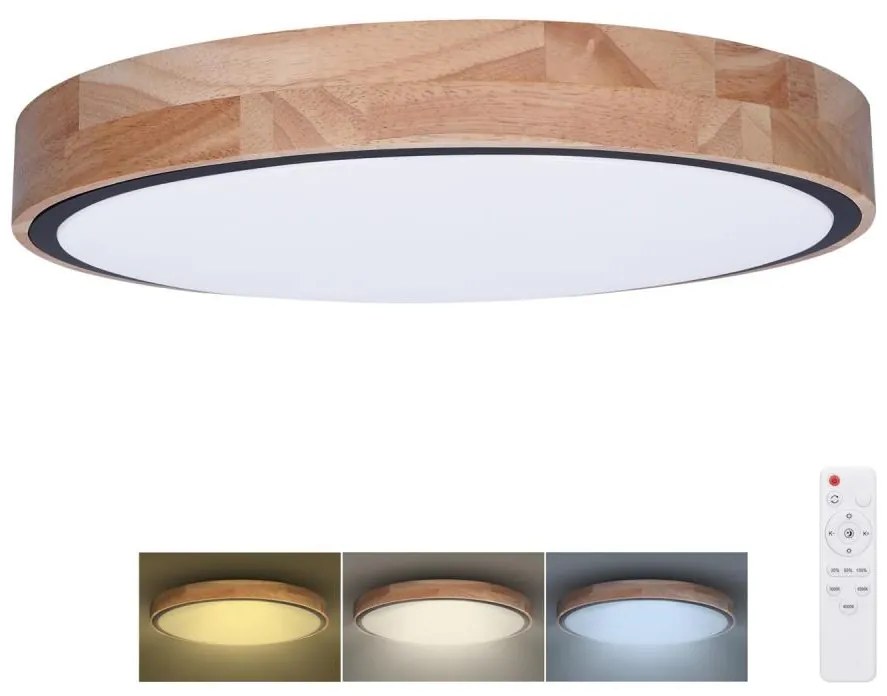Solight Solight WO8006 - LED dimm. lámpa IRON OAK LED/60W/230V 3000-6500K Ø51 cm+DO SL1529