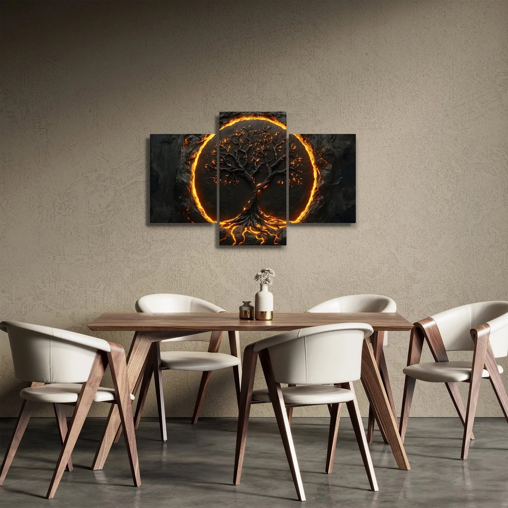 Kép – Életfa lávában II. (90x60 cm)
