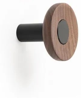 Fogas  Viefe ZOOT  gomb,  60mm, fa-alumínium, matt fekete + dió EI