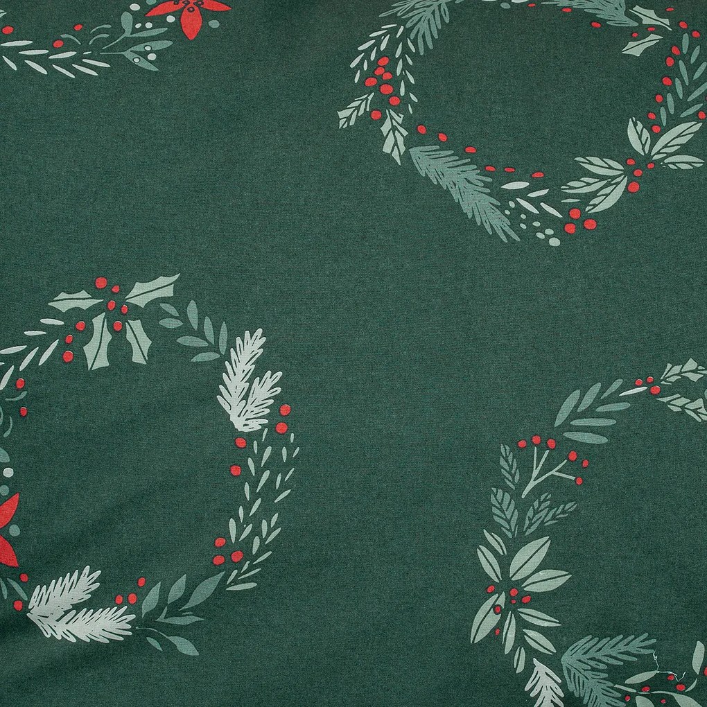 4Home Poinsettia karácsonyi pamut ágyneműhuzat, 140 x 220 cm, 70 x 90 cm, 140 x 220 cm, 70 x 90 cm