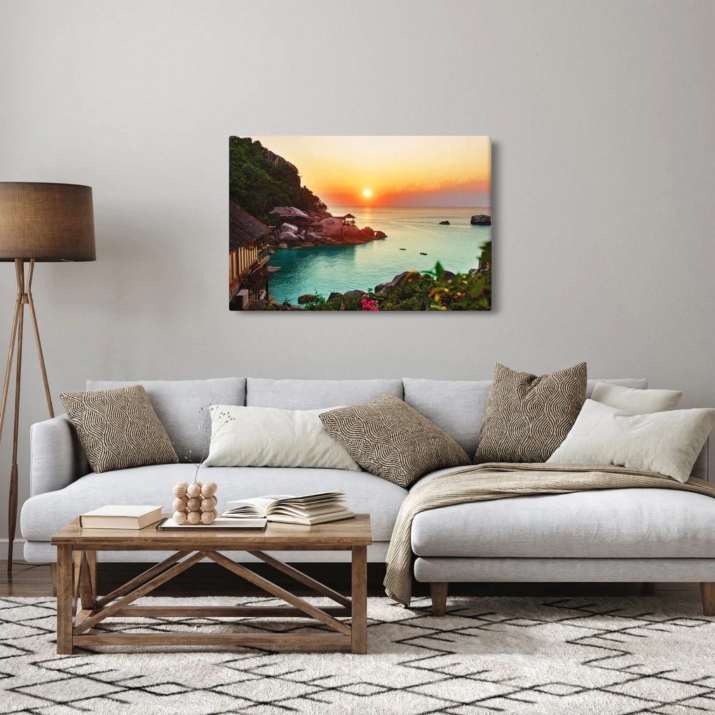 Gyönyörű strand képe (90x60 cm)