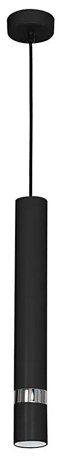 Kábeles függeszték JOKER 1xGU10/25W/230V fekete/fényes króm