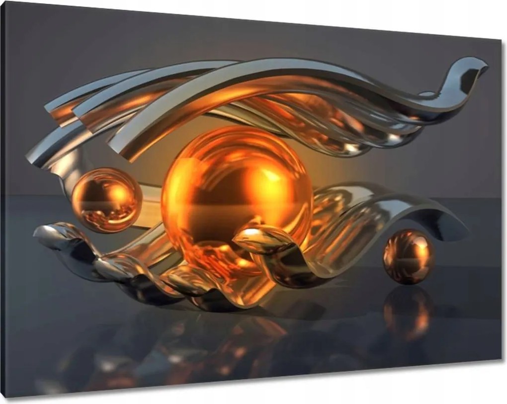 Festmények 100x70 Absztrakt Golyók a kézben