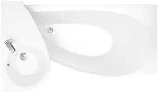 Ravak CH01000000 - Sarokkád AVOCADO 160x75 cm akrilát/fehér