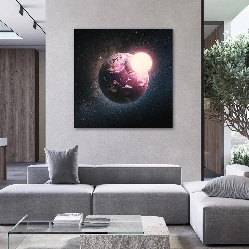 Gario Vászonkép A Föld magja - Zehem Chong Méret: 60 x 60 cm