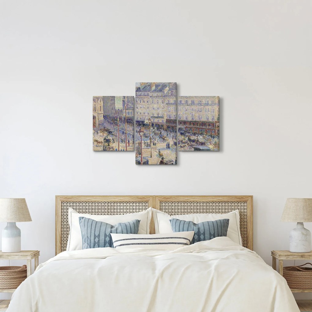 Kép - Camille Pissarro, The Place du Havre, reprodukciók (90x60 cm)