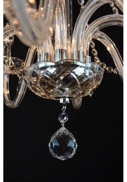 Wranovsky JWZ117082101 - Kristály csillár láncon BONTON 8xE14/40W/230V