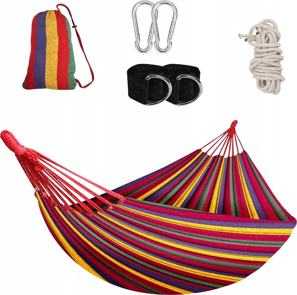 Kerti függőágy 2 személyes 270 x 150 cm Turista