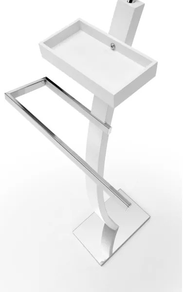 Inas állvány 117x32 cm fehér