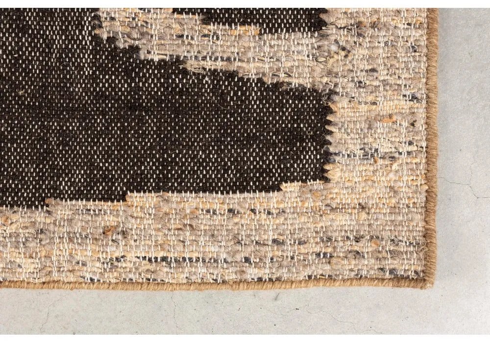 Barna gyapjú szőnyeg 160x230 cm Briton – Dutchbone