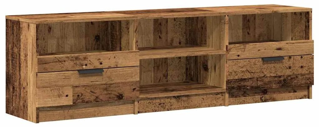 TV szekrény Régi fa 150x33,5x45 cm Gépelt fa