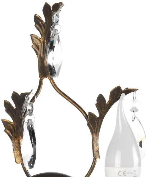 ONLI - Fali lámpa TERESA 1xE14/6W/230V bronz