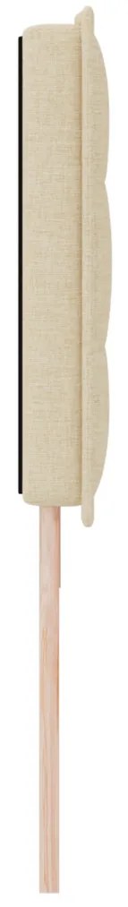 LED ágytámla LED -es lámpákkal Krém 180 cm Poliészter