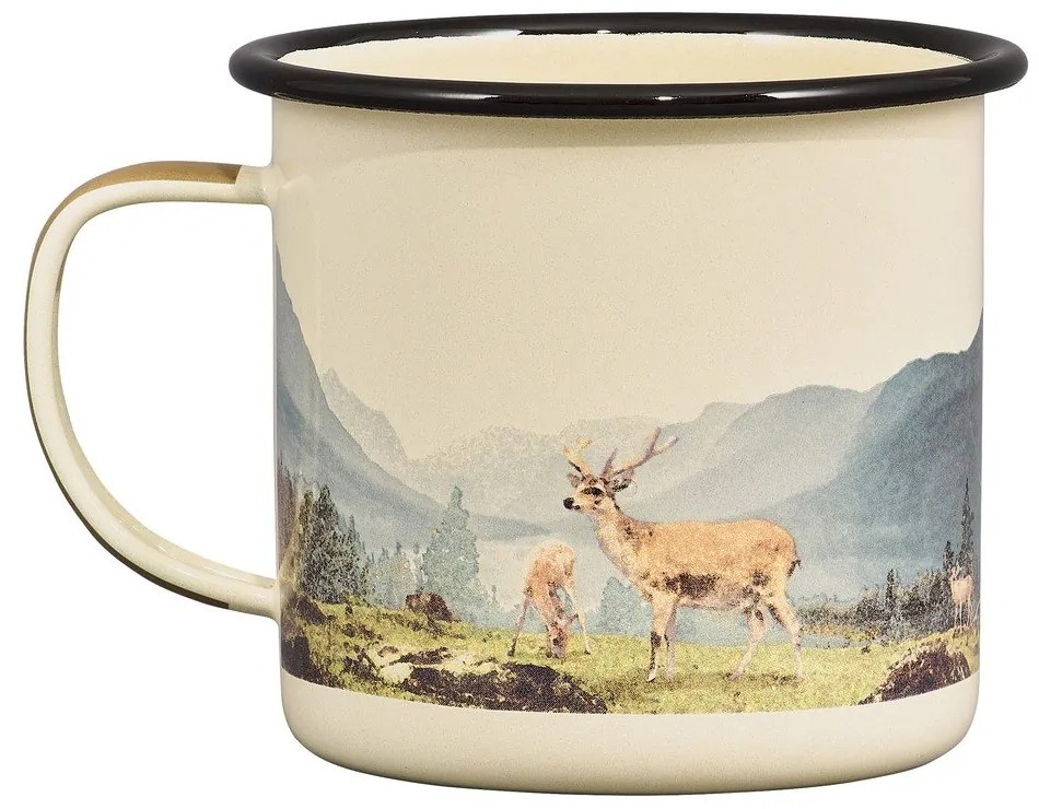 Bézs zománc bögre 0.5 l Great Outdoors – Gentlemen's Hardware