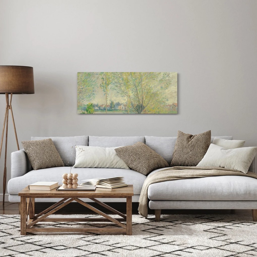 Kép - Claude Monet, The Willows, reprodukciók (120x50 cm)