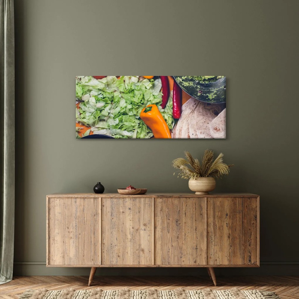 Zöldségek képe (120x50 cm)