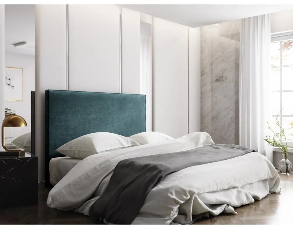 Petróleumkék ágytámla 200x120 cm Natalia – Milo Casa