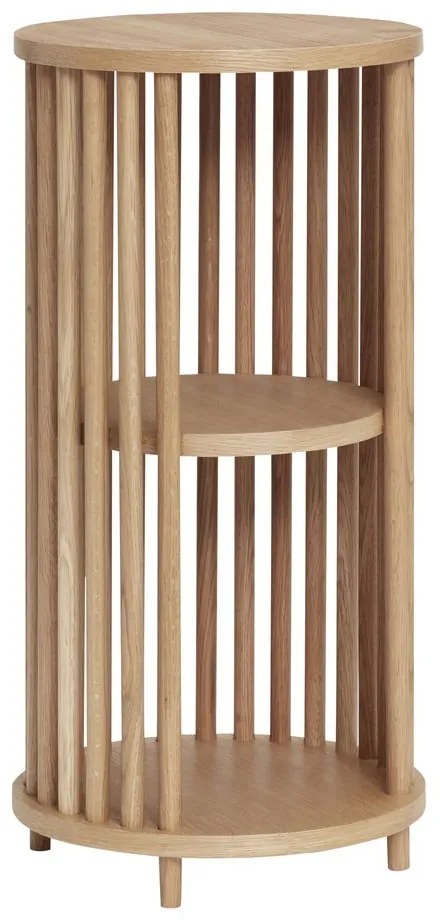 Folk tölgyfa konzolasztal, ø 35 cm - Hübsch