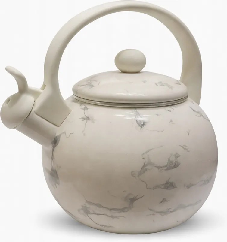 Zománcozott vízforraló indukciós síppal 2L