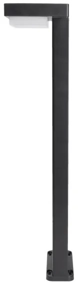 Solight WO7202 - Palermo LED napelemes lámpa szenzorral, 5W, 2000mAh, IP54, feke