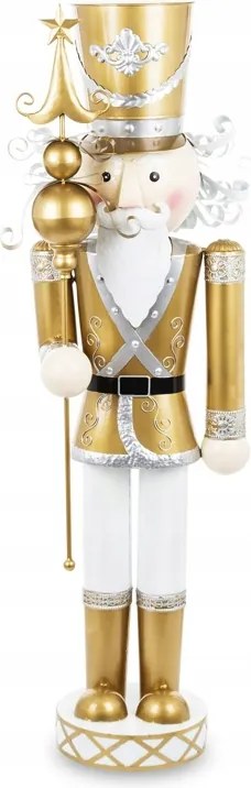 Fém Figurka Arany Fehér Diótörő