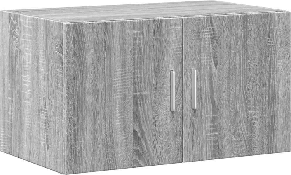 vidaXL szürke sonoma színű szerelt fa faliszekrény 70 x 42,5 x 40 cm