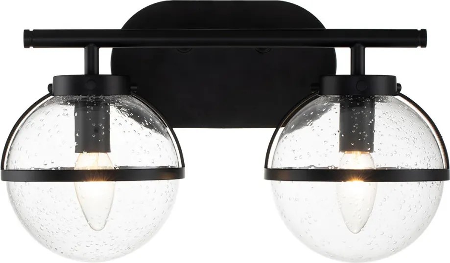 Hinkley Hollis HK-HOLLIS2-C-BK-BATH Fali lámpa 2x60W/E14 IP44