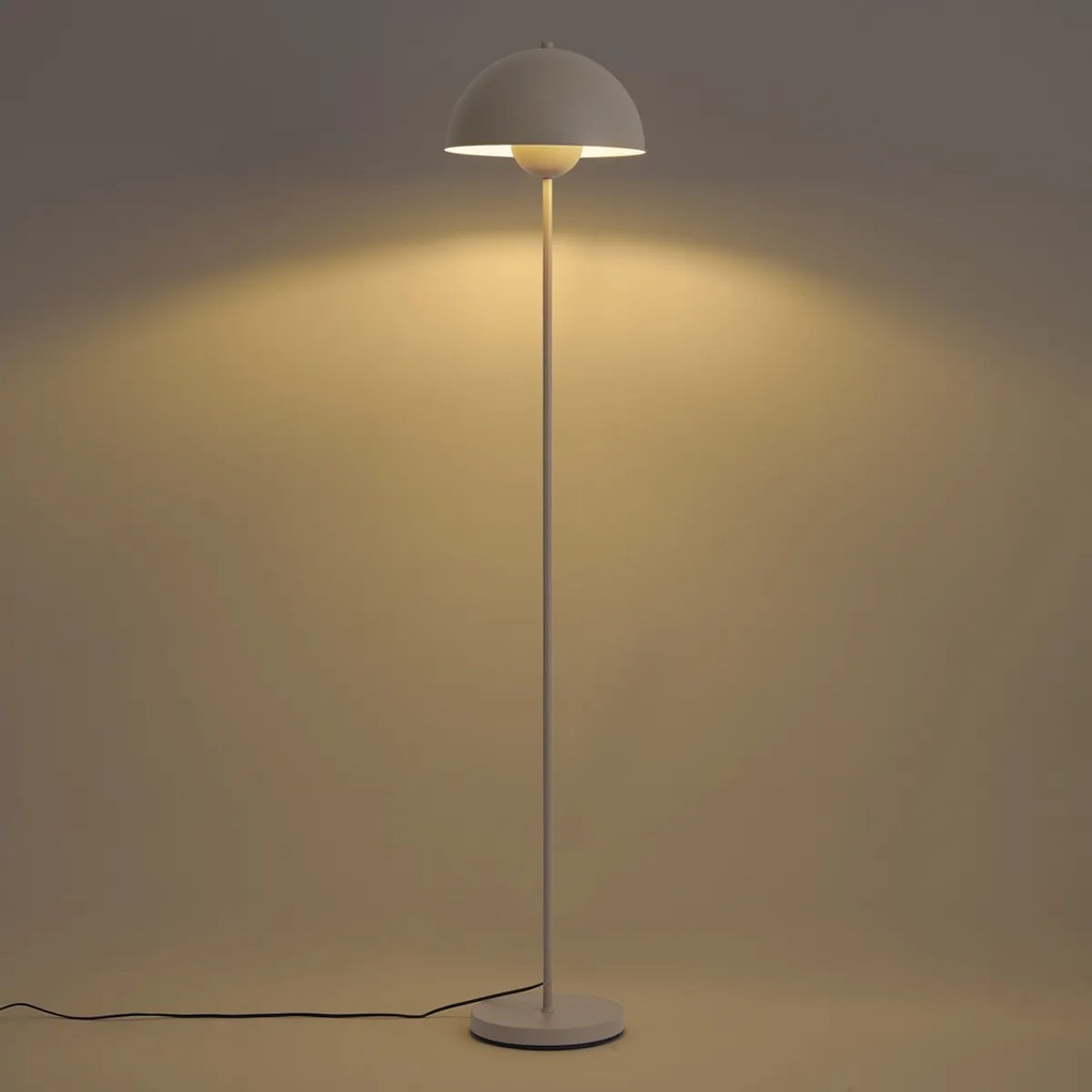 Retro állólámpa bézs 160 cm - Magnax