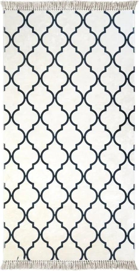 Hali Madalyon Siyah szőnyeg, 80 x 150 cm - Vitaus