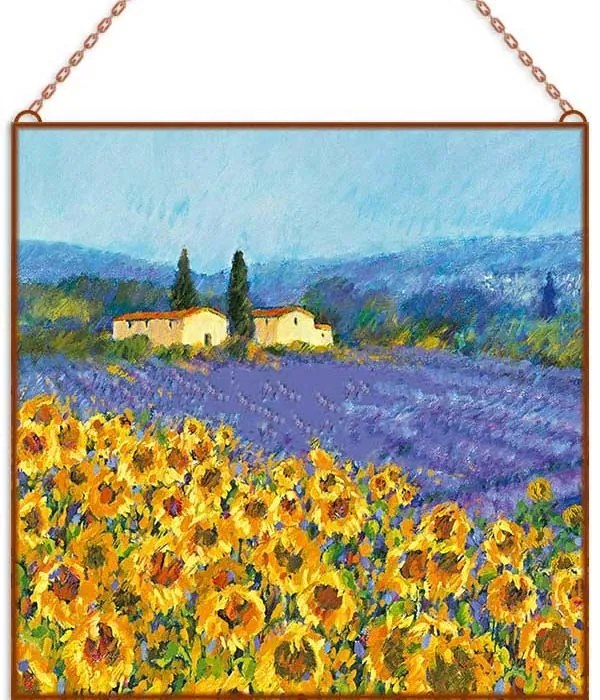 Van Gogh-Sunflowers üvegkép, falikép