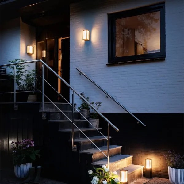 Philips 17429/30/P7 - LED RGB Kültéri lámpa Hue IMPRESS 2xLED/8W/230V IP44