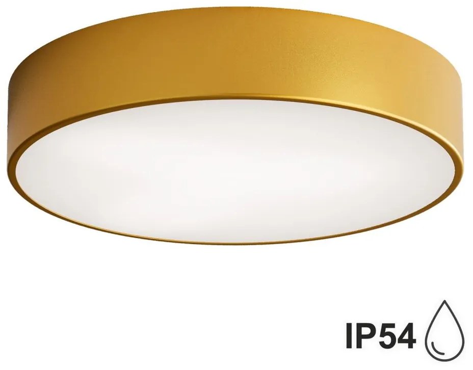 Temar Fürdőszobai mennyezeti lámpa CLEO 3xE27/24W/230V á. 40 cm arany IP54 5907623621245