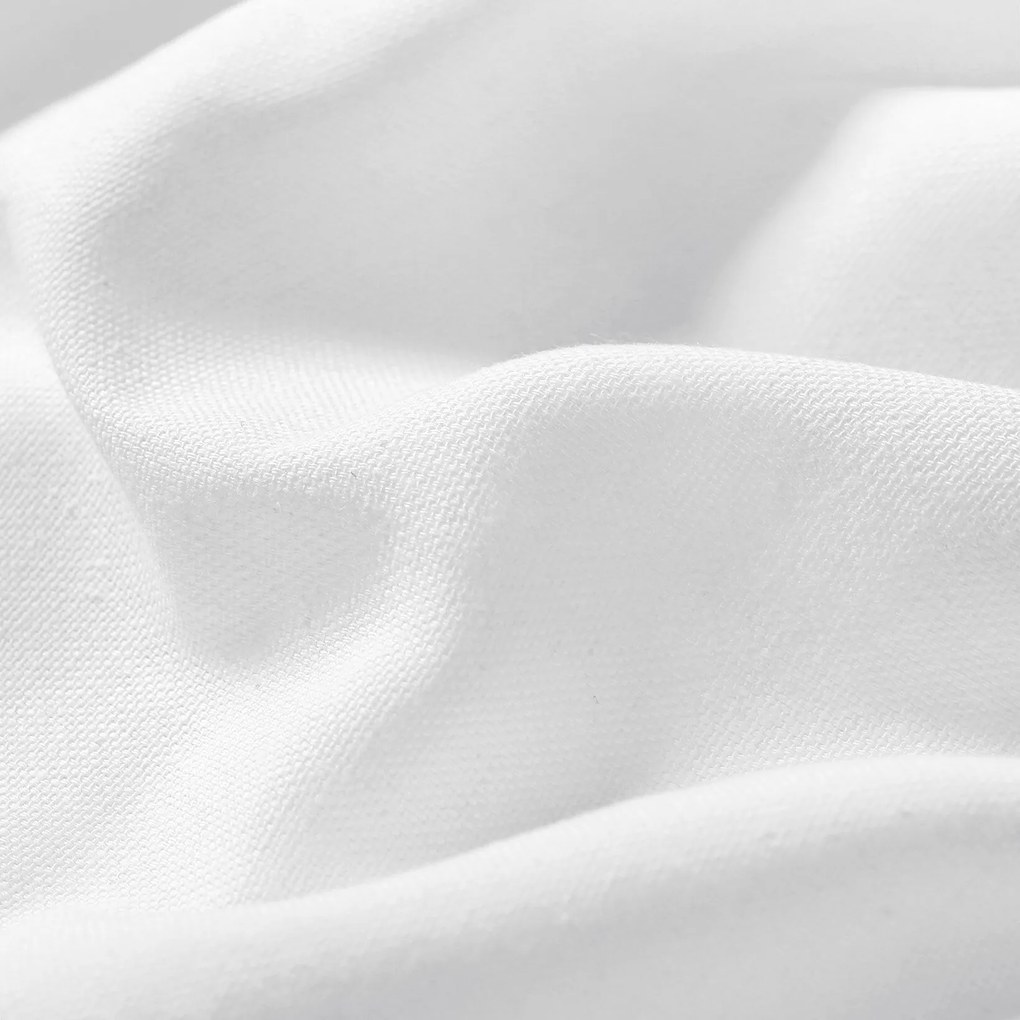 Goldea természetes lenvászon keverék - fehér 300 cm