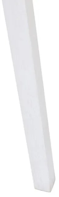 Modern állványos lámpa fehér, fekete vászon árnyékolóval 45 cm - Tripod Classic