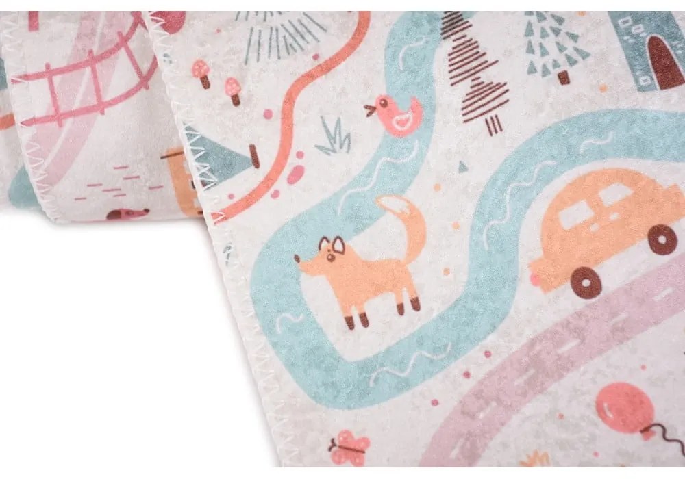 Gyerek szőnyeg 80x150 cm Pastel Neighborhood – Vitaus