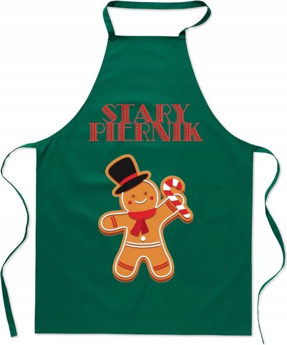 Karácsonyi Konyhai Kötény Régi Mézeskalács Ajándék