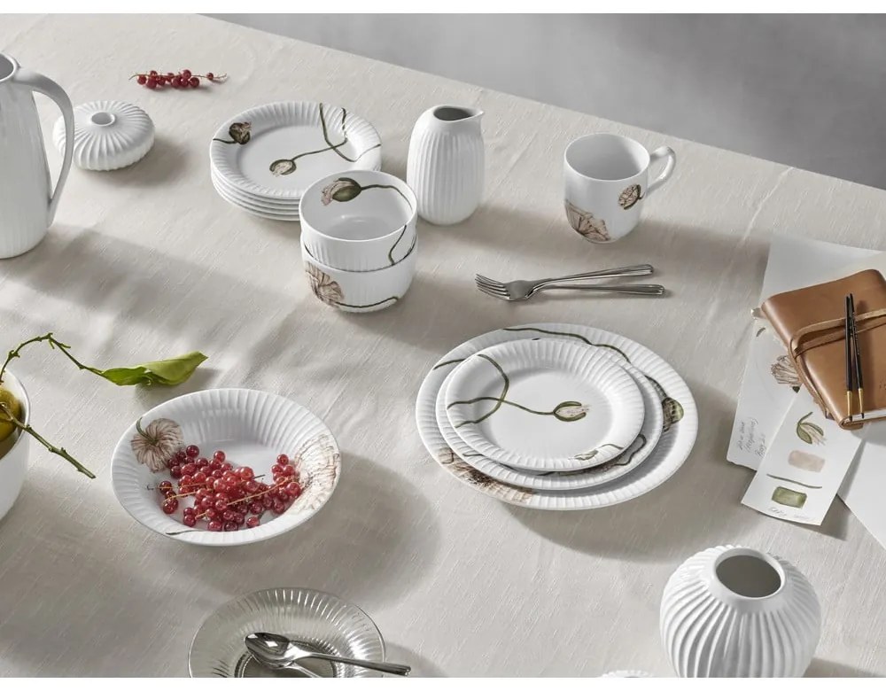 Hammershøi Poppy fehér porcelánbögre, 330 ml - Kähler Design