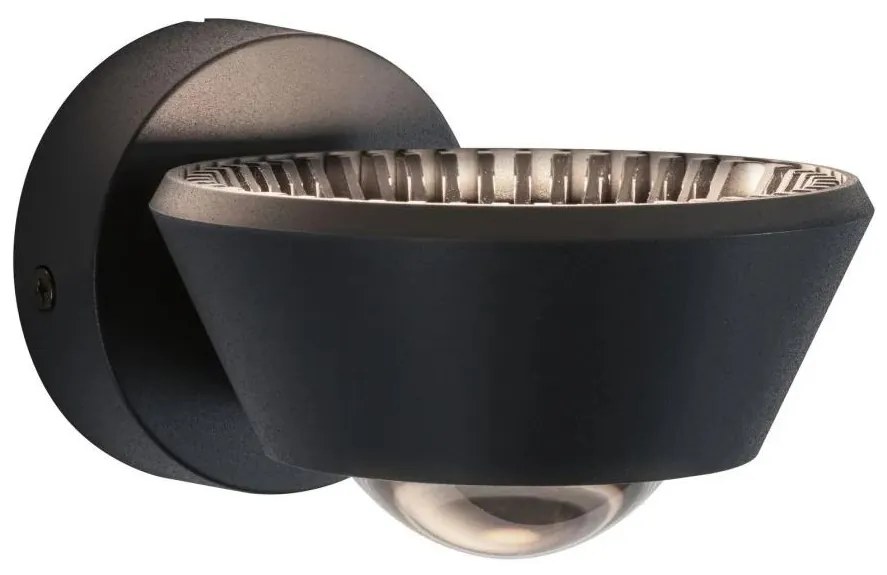 Paulmann 79769 - LED/9W IP44 Dimmelhető fali lámpa SABIK 230V