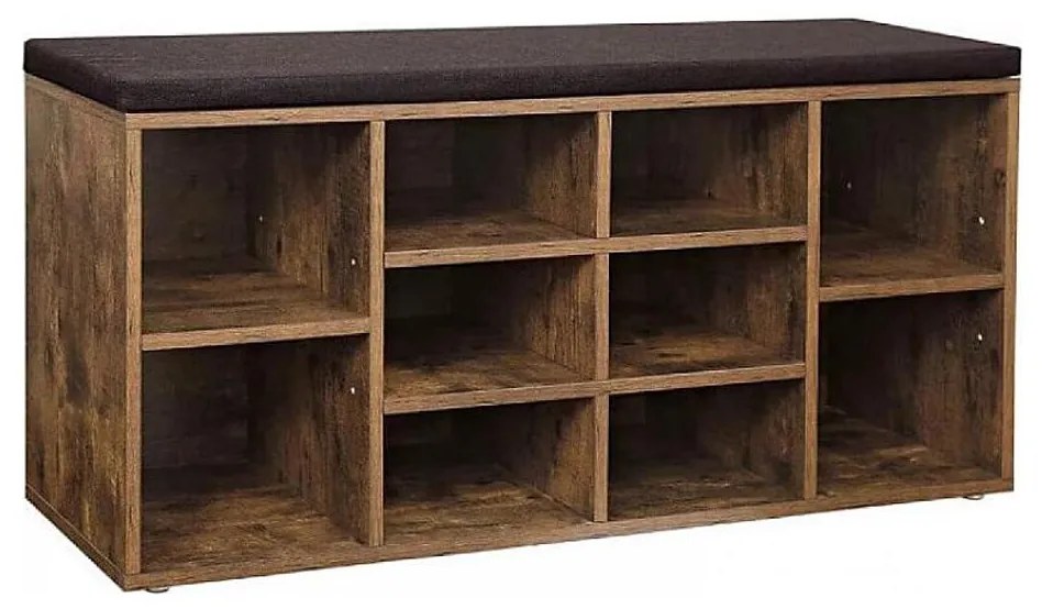 DAVOR cipőtartó barna