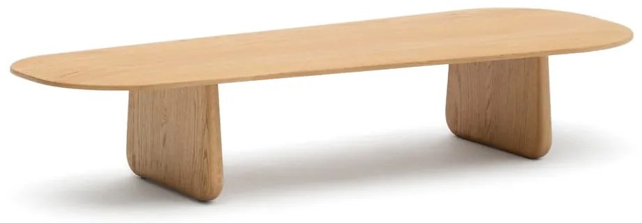 Natúr színű tölgyfa dohányzóasztal 64x146 cm Pirita – Kave Home