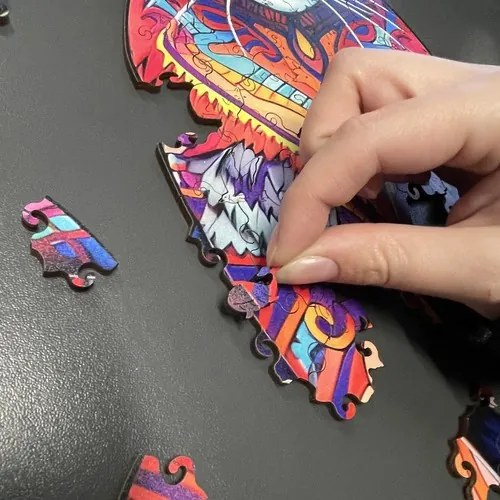 Wooden puzzle - Kruzzel puzzle 22878