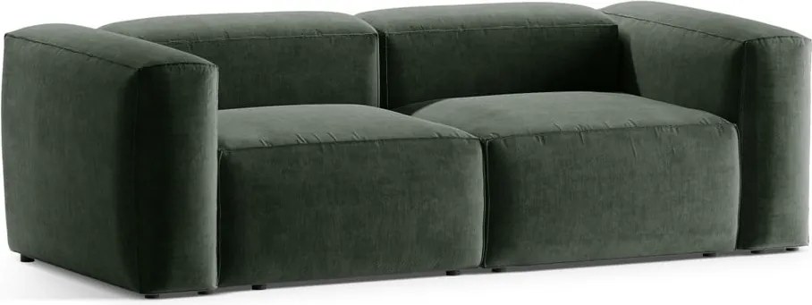 Zöld kanapé 224 cm Bergamo – Cosmopolitan Design